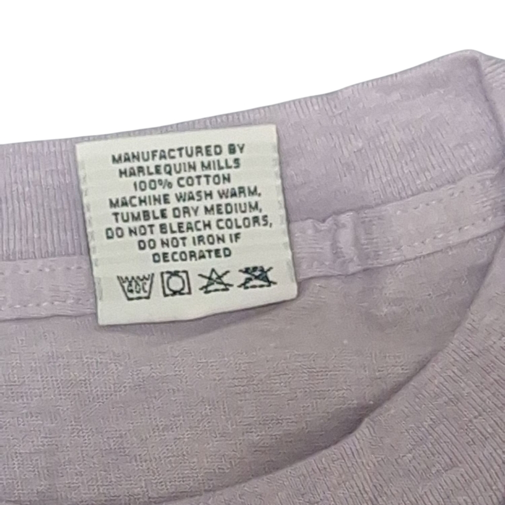 Vtg National Wildlife Orchids Light Purple Single Stitch Shirt Sz L Made In USA - Picture 13 of 13